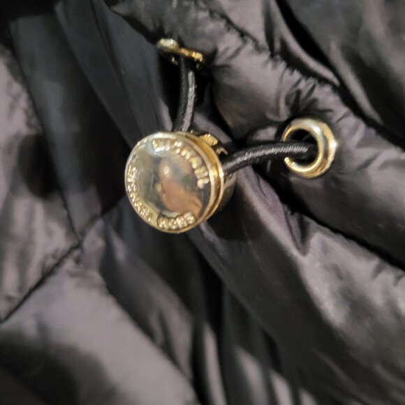 MICHAEL KORS GOOSE DOWN HOODED PUFFER JACKET SZ S - Picture 5 of 7